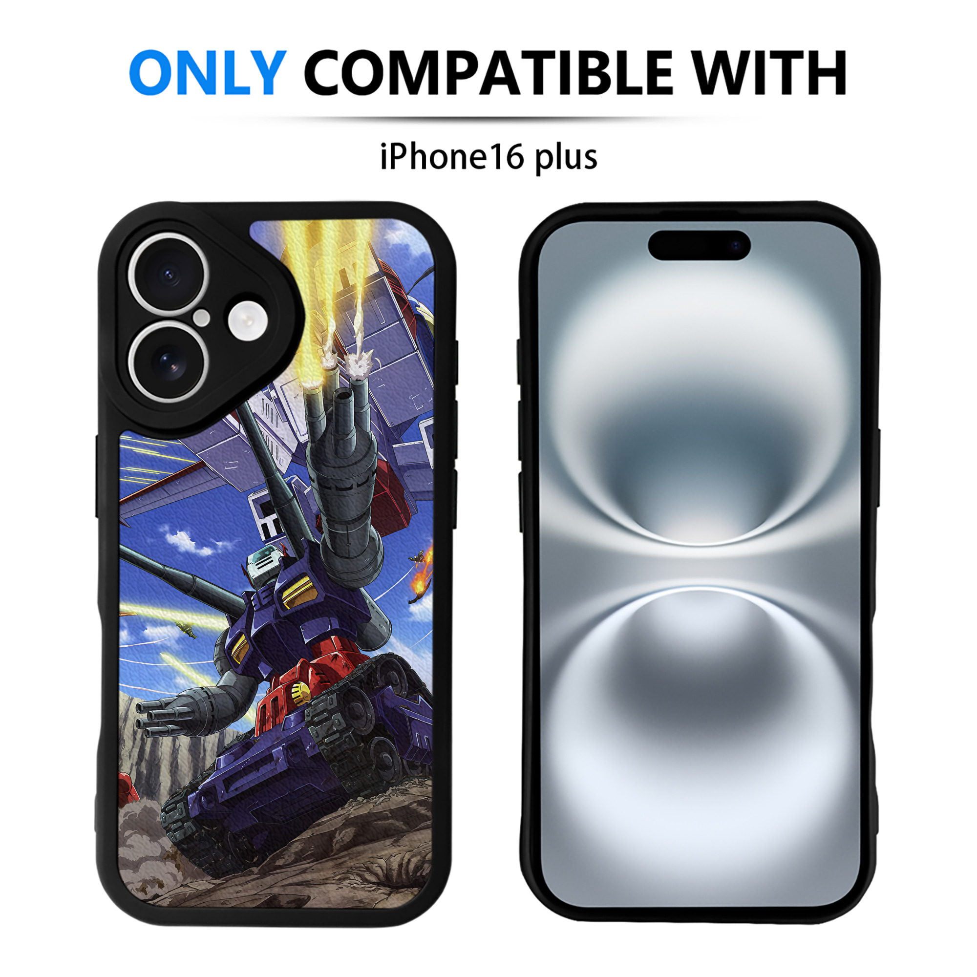 （画像用） 機動戦士ガンダム Mobile Suit Gundam 【iPhone 16シリーズ対応】シリコンスマホケース（レザー調） 材質：シリコン